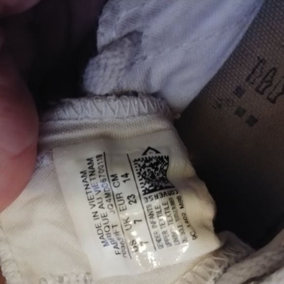 Converse Black One Stars Sneakers Kids Infant sz 7 Gently Used  Style M88 - Picture 7 of 7